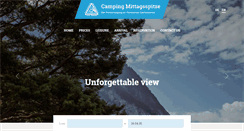 Desktop Screenshot of campingtriesen.li